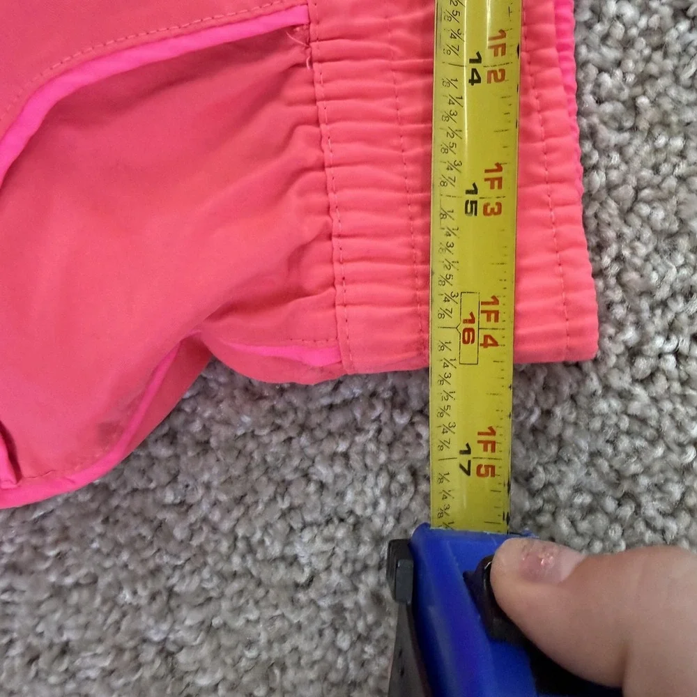 Y2K OP Shorts Girls L 11/13 Pink Microfiber Athletic Elastic Waist Running